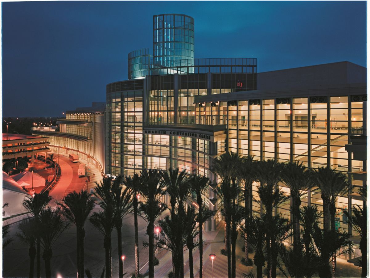 Front View of Anaheim Convention Center